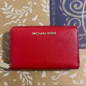 Michael Kors Red Card Holder